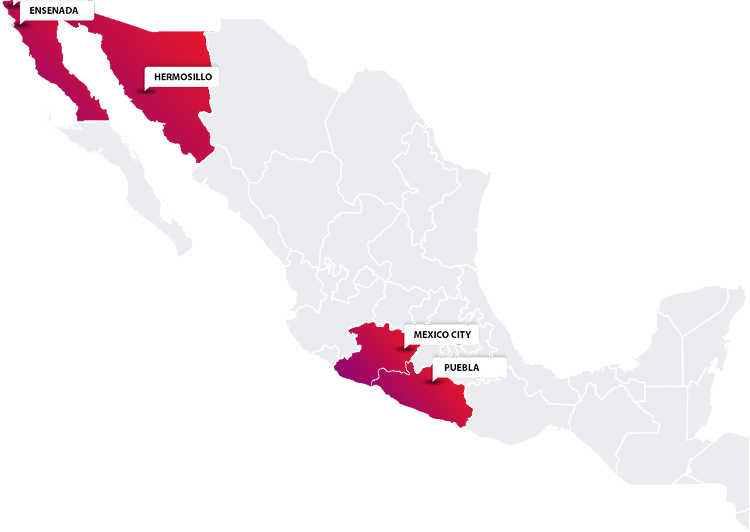 Our Nearshore Locations